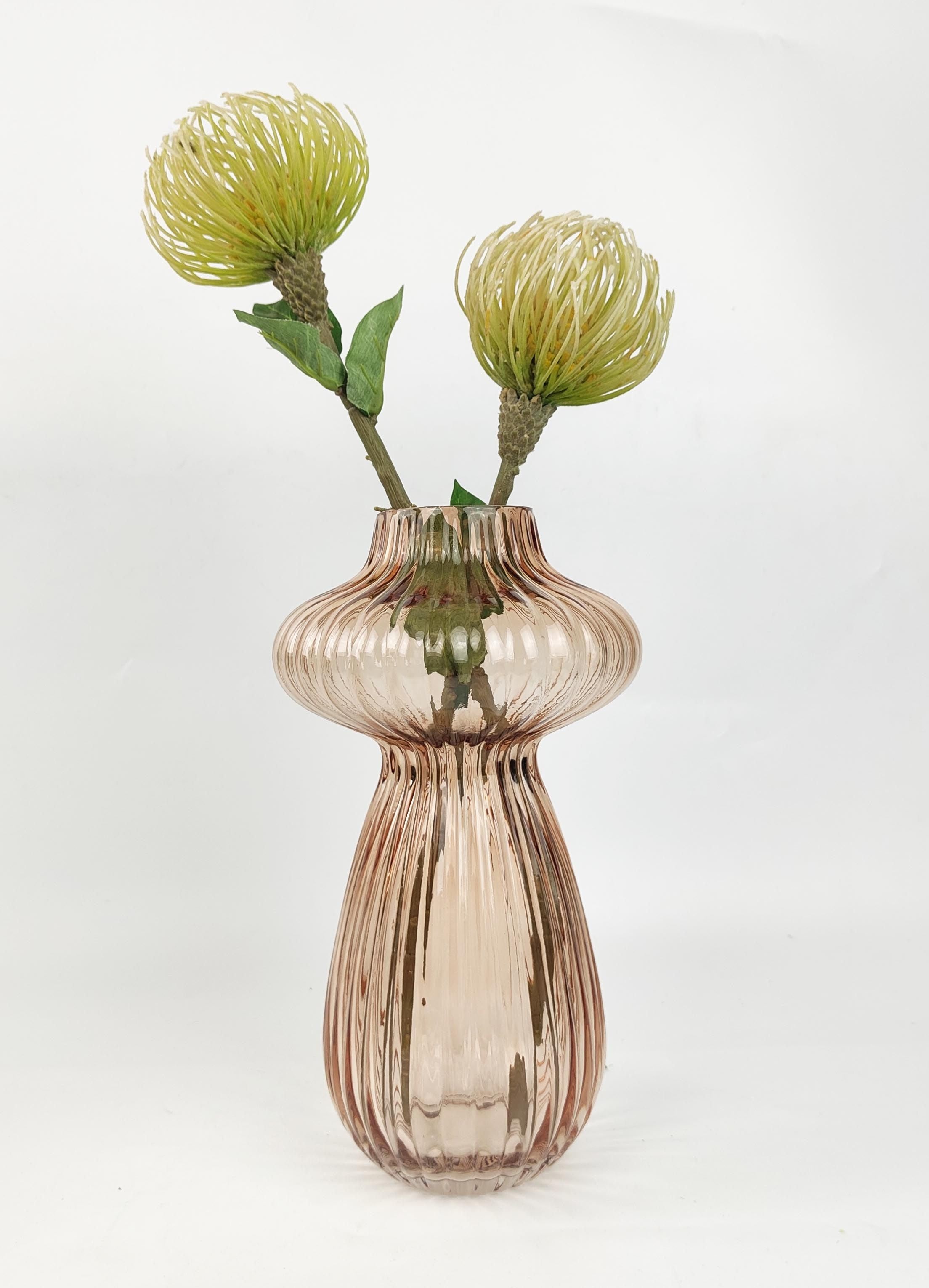 Tommy Orb Glass Vase Rose - Large